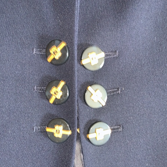 Louis Féraud classic long blazer French cuffs made in Germany 100% virgin wool - Picture 3 of 12